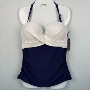 NWT Island Escape Tankini Top Size 14